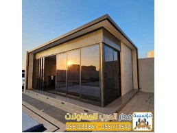 تنفيذ ملاحق ومجالس فاخرة | بناء مجالس خارجية للفلل بالرياض 0551033861